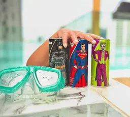 Газований напій Superman Drink Raspberry Blueberry 250 мл - мініатюра 7
