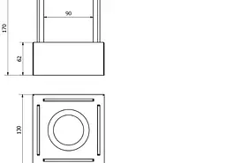 Біокамін GMT SMART 130х170х130 WHITE - мініатюра 7