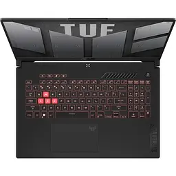 Ігровий ноутбук ASUS TUF A17 FA707NUG AMD Ryzen 7 7445HS 16 МБ кеш- пам’яті, до 4, 7 ГГц, 17, 3 FHD 144 Гц, 16 ГБ, 1 ТБ SSD, nVidia GeForce RTX 4050 6 ГБ, чорний/сірий - мініатюра 2