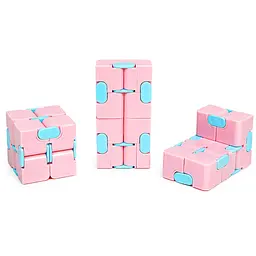 Антистрес кубик-трансформер Infinity Cube IGR133Pink пастельні кольори