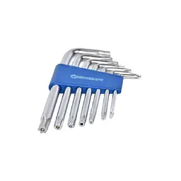 Набір Г-подібних ключів TORX Стандарт з отвором, 7 шт. (TKS0701) - мініатюра 2