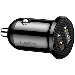 Автомобільний зарядний пристрій Baseus Grain Pro 2USB 4.8A CCALLP-01 Black - мініатюра 4