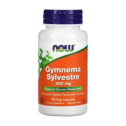 Травы Now Foods Джимнема Сильвестра, 400 мг, Gymnema Sylvestre, 90 вегетарианских (NOW-04707)