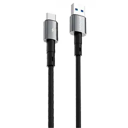 Кабель Proove Silicraft USB to Type-C 3A (1m) black