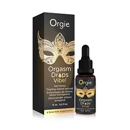 Стимулювальні краплі Orgie Orgasm Drops Drops Vibe 15 мл - мініатюра 2