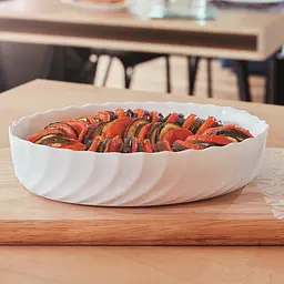 Форма для запікання Luminarc Smart Cuisine Trianon 22х16см овальна біла склокераміка (P4017) - мініатюра 5