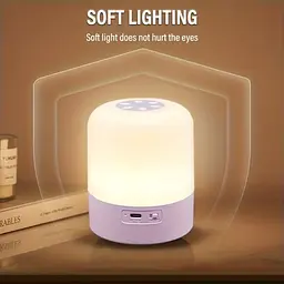 Led нічник лампа / Настільна USB лампа-нічник 360°/ Сенсорна / Акумуляторна / Декоративна / Purple