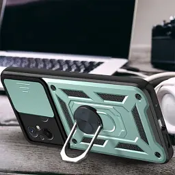 Панель BeCover Military для Xiaomi Redmi 12C Dark Green (709167) - мініатюра 2