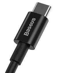 Кабель Baseus Superior Series Fast Charging Cable Type-C to Type-C 100W 1m CATYS-B01 Black - мініатюра 4