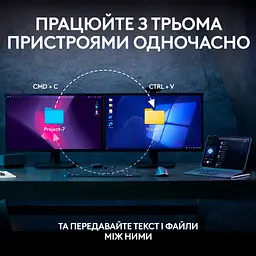 Комплект Logitech MX Keys S Plus Palmrest Wireless UA Graphite (920-011614) - мініатюра 11