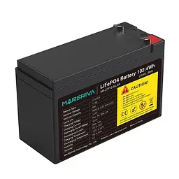 Акумуляторна батарея для ДБЖ Marsriva LiFePO4 12.8 V / 8 А*ч (MR-LFP12-8-LAR) - мініатюра 4