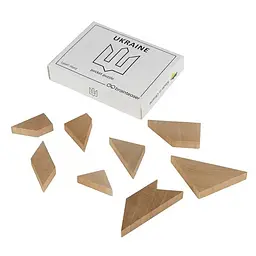 Набір дерев'яних головоломок Wooden mini puzzle set #2 set2en 6 штук - мініатюра 7