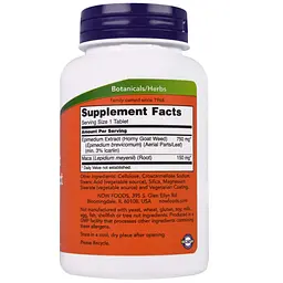 Горянка з макою Now Foods Horny Goat Weed 750 мг 90 таб - мініатюра 2