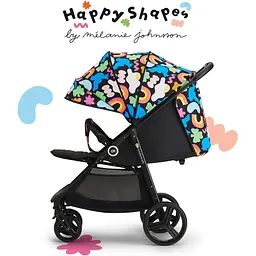 Коляска прогулянкова Kinderkraft Grande Plus Happy Shapes (KSGRAN00HAP0000) - мініатюра 7