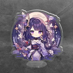 Акрилова колекційна фігурка Геншин Імпакт - Genshin Impact Chibi Сегун Райден 1 10 см - мініатюра 2