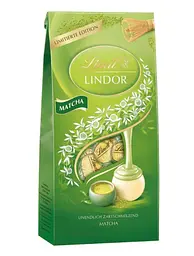 Шоколадні цукерки Lindt Lindor White Chocolate Matcha Truffles 137г - мініатюра 2