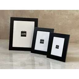 Фоторамка J-Line металева 20x25 см матова чорна (17669) - мініатюра 3