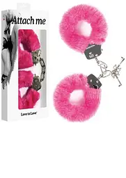 Наручники з плюшевою обробкою Love To Love ATTACH ME Pink Love To Love SO1401 93340 - мініатюра 3