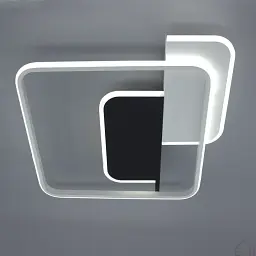 Керована світлодіодна люстра CODE 70W 3S-500×490×55-WHITE/BLACK-220-IP20 ESLLSE - мініатюра 5
