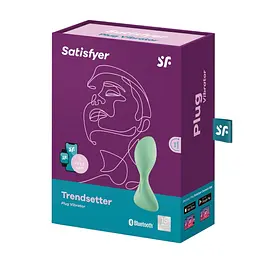 Анальна пробка з вібрацією Satisfyer Trendsetter 11.2 см (зелений) - мініатюра 4