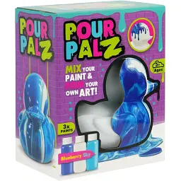 Набір для творчості ToyMonster Pour Palz Флюїд Арт Каченя Чорничне небо (GS-G26261A) - мініатюра 3