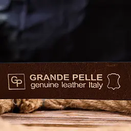 Ремінь шкіряний Grande Pelle чоловічий 3,4х120 см acs0024553 - мініатюра 7