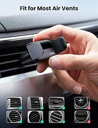 Автомобільний тримач для смартфна Ugreen LP120 Air Vent Mount Phone Holder Косм. Сірий - мініатюра 3