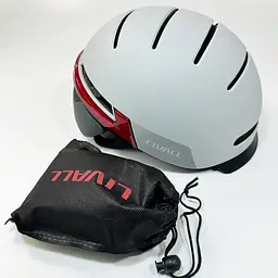 Захисний шолом Livall BH51M NEO (L) Sandstone Grey (57-61см), акустика, мікрофон, сигнали поворотів та стопів, додаток, пульт BR80, Bluetooth (LIV-T1V6MN-6310) - мініатюра 6