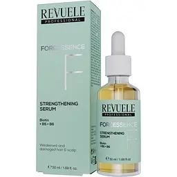 Сироватка для слабкого та пошкодженого волосся Revuele Hair Prof Forcessence Strengthening незмивна 50 мл