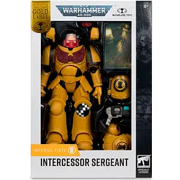 Фігурка Warhammer 40K Intercessor Sergeant - Imperial Fist - Gold Label 7in (Вархамер 40К) - мініатюра 7