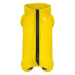 Дощовик для собак WAUDOG Clothes, водонепроникний, M45, В 55-60 см, С 37-40 см, жовтий - мініатюра 2