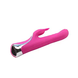 Вібратор-кролик Intimate Melody Missile 23.5 см рожевий - мініатюра 5