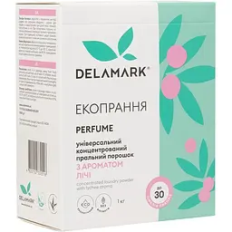 Пральний порошок DeLaMark Royal Powder Universal з ароматом лічі 1 кг