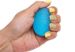 Еспандер кистьовий EasyFit Hand Boost (силіконове яйце) синій - мініатюра 2