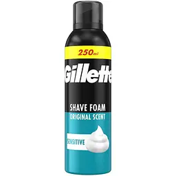 Піна для гоління Gillette Classic Sensitive Для чутливої шкіри 250 мл 