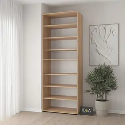 Шафа для одягу з полицями С-9.0 Дуб крафт Idea