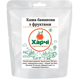 Сушена їжа Харчі каша бананова з фруктами