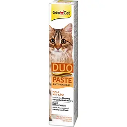 Паста для котів GimCat Duo Paste Anti-Hairball з сиром 50 г (G-427218) - мініатюра 3