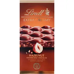 Шоколад молочний з фундуком Lindt Extra Creamy 80 г
