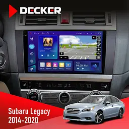 Штатная магнитола Subaru Legacy 2014-2020 Decker D9-009 4x64, DSP, 4G, 2k Decker (НФ-00008416)