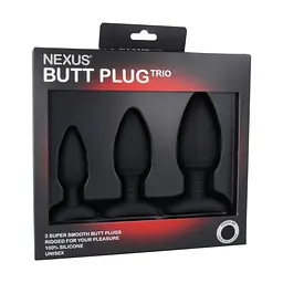 Набор анальных пробок Nexus Butt Plug Trio - мініатюра 2