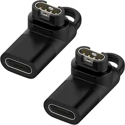 Перехідник DK CDK для Garmin Venu 2 Plus Type-C / USB-C 2 шт. (014445) (black)