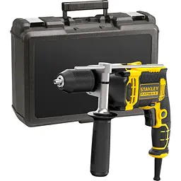 Дриль ударний Stanley Fatmax мережевий з електронним регулюванням швидкості та кейсом 750 Вт (FMEH750K-QS)