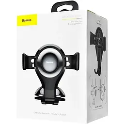 Автотримач Baseus Osculum Type Gravity Car Mount (SUYL-XP01) - мініатюра 4