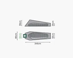 Намет одномісний Highlander Falcon Bivi Tent Pine Green (TEN165-PG) - мініатюра 7