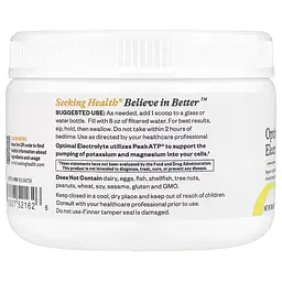 Електроліти Seeking Health Optimal Electrolyte смак лимонаду 190.8 г - мініатюра 5