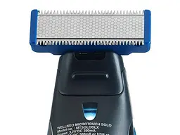 Тример для бороди Micro Touch SOLO машинка для стрижки Black-Blue (kz004) - мініатюра 2