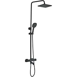 Душова система Globus Lux Termostatic Q GLM-0041T-BB, Чорний матовий