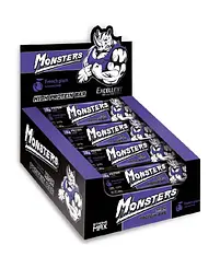Протеїнові батончики Monsters Strong Max - 80г x 20шт Французька слива