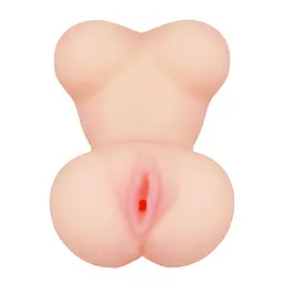 Реалістичний мастурбатор Lovetoy X-Basic Pocket Boobs Pussy тілесний - мініатюра 4